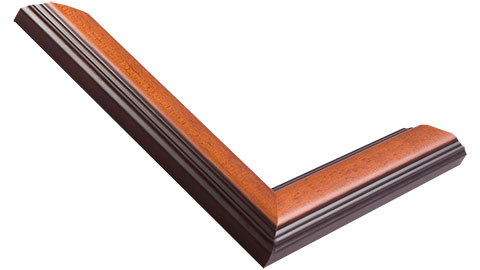 30mm Wide, Mahogany Wood Stain Frame (MLDA295)