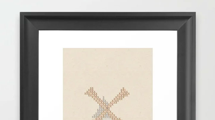 Ideas for framing a cross stitch or needlework