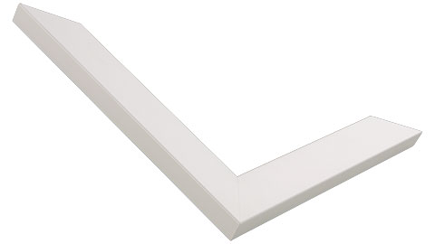 25mm Wide, White Wood Paint Frame (MLDA1305)