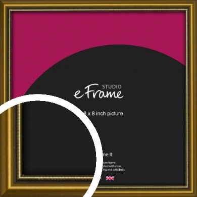 Rustic Frames  Tuscan Vintage Distressed Wood 8x8 Frame
