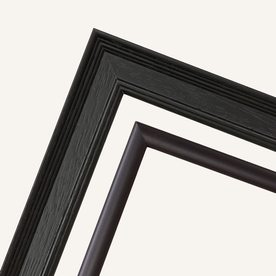 Black picture frames