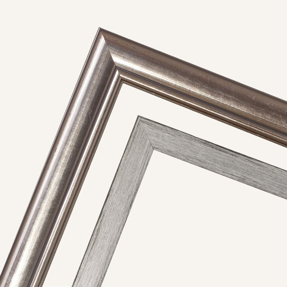 Silver picture frames